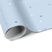 Subtiles Raumschiff-Geschenkpapier Geschenkpapier (Rolleneckpunkt)