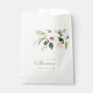 SUBTITEL WASSER BLUSH PINK ROSE FLORAL BRAUTPARTY GESCHENKTÜTCHEN