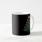 Subtle Anti Trump Funny Christmas Tree Kaffeetasse (VorderseiteRechts)