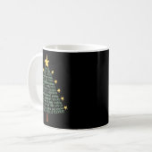 Subtle Anti Trump Funny Christmas Tree  Kaffeetasse (Vorderseite Links)