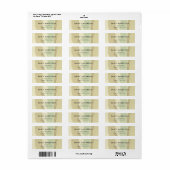 SUBTLE AQUA GRAY MODERN ABSTRAKT ART WAVES ADRESSE (Vorne)