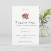 SUBTLE AQUA MODERNES ABSTRAKT GEOMETRISCHES KUNSTE EINLADUNG (Stehend Vorderseite)