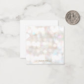 Subtle Bokeh Mitteilungskarte (Vorderseite/Rückseite Beispiel)