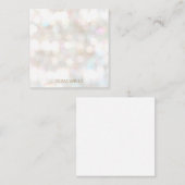 Subtle Bokeh Mitteilungskarte (Vorne/Hinten)