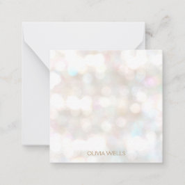 Subtle Bokeh Mitteilungskarte