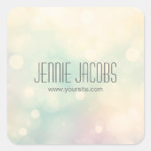 Subtle Bokeh Stickers (Vorderseite)