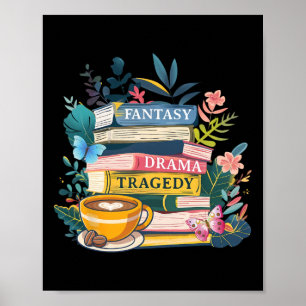 Subtle Book Anti-Trump Shirt Book Fantasy Drama Tr Poster