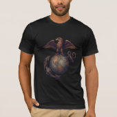 Subtle Eagle, Globe & Anchor Tri-Blend-Shirt T-Shirt (Vorderseite)