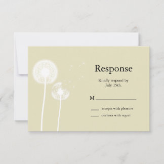 Subtle Elegance UAWG RSVP Karte