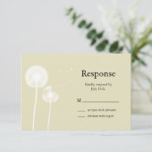 Subtle Elegance UAWG RSVP Karte (Stehend Vorderseite)