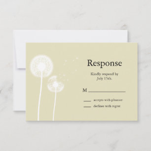 Subtle Elegance UAWG RSVP Karte