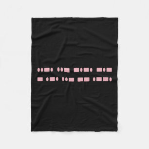 Subtle F—k Trump Morse Code Anti-Mega Feminist Ri Fleecedecke