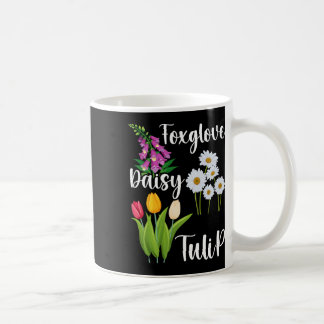 Subtle Floral Anti Trump Flowers Foxglove Daisy Tu Kaffeetasse