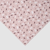 Subtle Geo Stars & Triangles – Pink Seidenpapier (Detail)