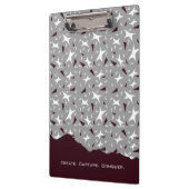 Subtle Geometry: Stars & Triangles – Grey Klemmbrett (Links)