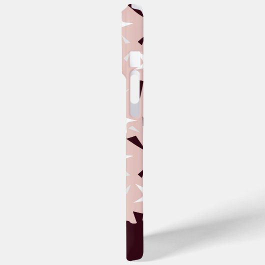 Subtle Geometry: Stars & Triangles – Pink Case-Mate iPhone Hülle (Rückseite / Links)