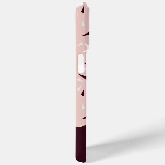 Subtle Geometry: Stars & Triangles – Pink Case-Mate iPhone Hülle (Rückseite / Rechts)