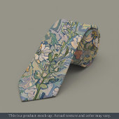 Subtle Impressionist Floral Necktie Krawatte