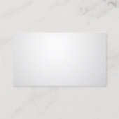 Subtle Open Book Substituter Teacher Visitenkarte (Rückseite)