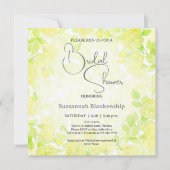 Subtle Pastel Floral Background Bridal Shower  Einladung (Vorderseite)