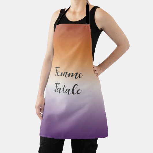 Subtle Pride Lesbian Flag Custom Schürze (InSitu)