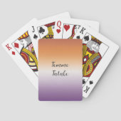 Subtle Pride Lesbian Flag Spielkarten (Rückseite)