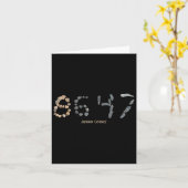 Subtle Resist Trump 8647 3 Karte (Gelbe Blume)