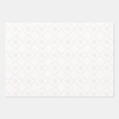 Subtle romantic outline floral design. wrapping pa geschenkpapier set (Vorderseite 2)