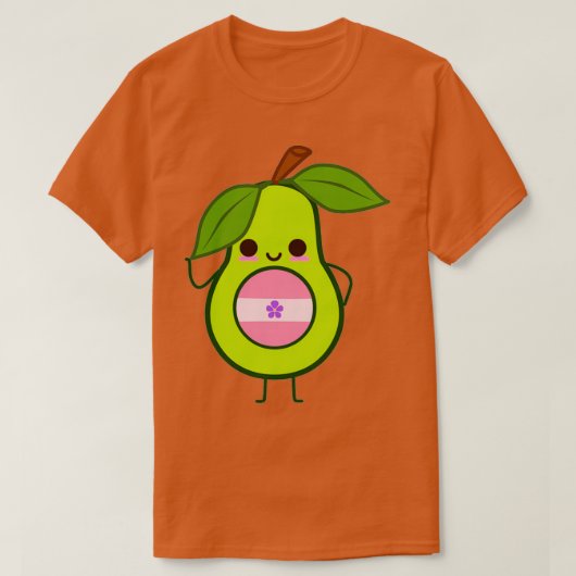 Subtle Sapphic Avocado Sapphic Avocado wlat avocad T-Shirt (Design vorne)