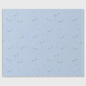 Subtle Spaceship Wrapping Paper Geschenkpapier (Flach)