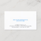 SUBTLE SPOTLIGHT Nr. 1 Designer Visitenkarte (Rückseite)