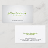 SUBTLE SPOTLIGHT Nr. 2 Designer Visitenkarte (Vorne/Hinten)