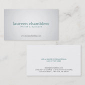 SUBTLE SPOTLIGHT Nr. 6 Designer Visitenkarte (Vorne/Hinten)