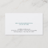 SUBTLE SPOTLIGHT Nr. 6 Designer Visitenkarte (Rückseite)