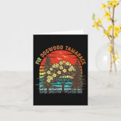 Subtle Tree Anti Trump Fir Dogwood Tamarack 1 Karte (Gelbe Blume)