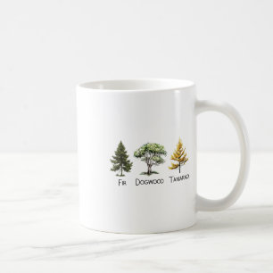 Subtle Tree Anti Trump Shirt Fir Dogwood Tamarack Kaffeetasse