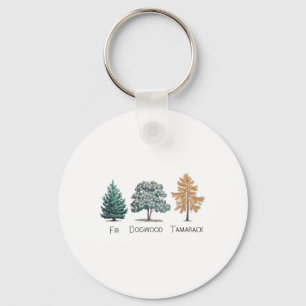 Subtle Tree Anti Trump Shirt Fir Dogwood Tamarack Schlüsselanhänger