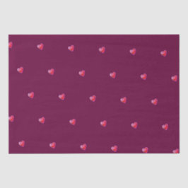 Subtle Wine Red Valentine Seidenpapier