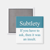 Subtlly Magnet (Vorderseite/Rückseite)