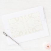 Subtypischer Vintager Musterdruck - anpassen Rechteckiger Aufkleber (Umschlag)