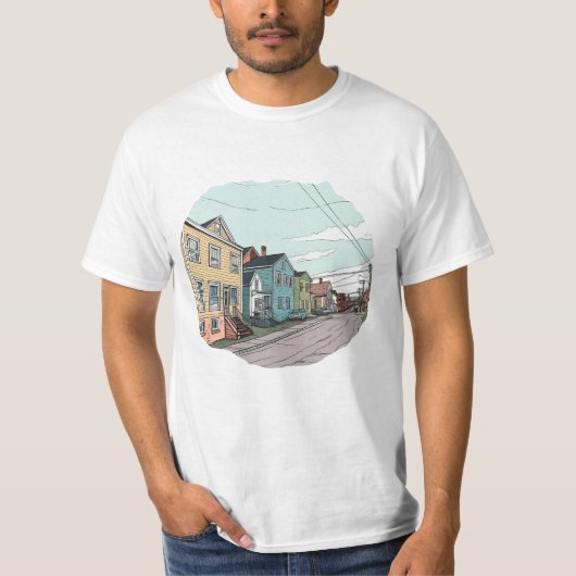 SUBURBAN NAGHBORHOOD GEORGE STREET NEWFOUNDLAND T-Shirt (Vorderseite)