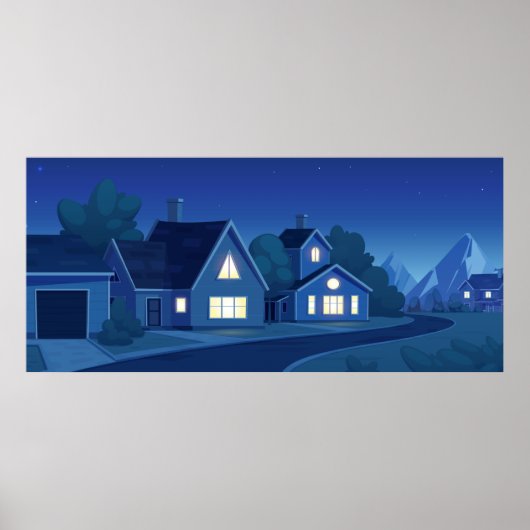 Suburban Street Poster (Vorne)