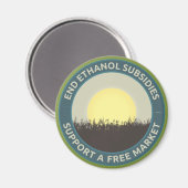 Subventionen für Ethanol Magnet (Vorderseite/Rückseite)