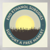 Subventionen für Ethanol Poster (Vorne)