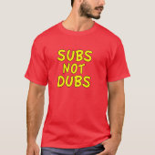 Subventions-nicht Tollpatsche T-Shirt (Vorderseite)