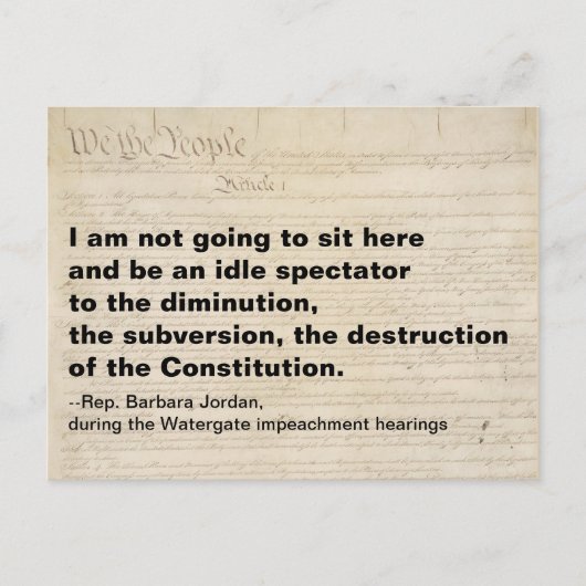 Subversion und Zerstörung der Verfassung Postkarte (Vorderseite)