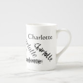 Subway Art Name Bone China Specialty Mug Porzellantasse (Rechts)