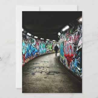 Subway Graffiti art flache Karte