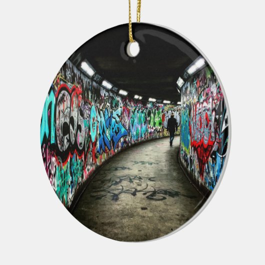 Subway Graffiti Art Keramik Ornament (Links)