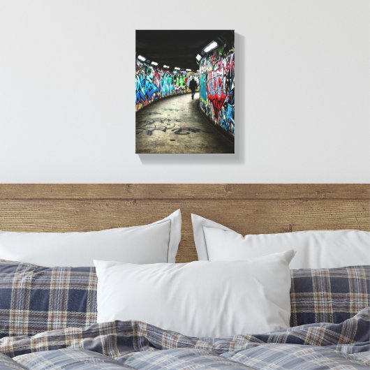 Subway Graffiti Art Leinwanddruck (Insitu (Schlafzimmer))
